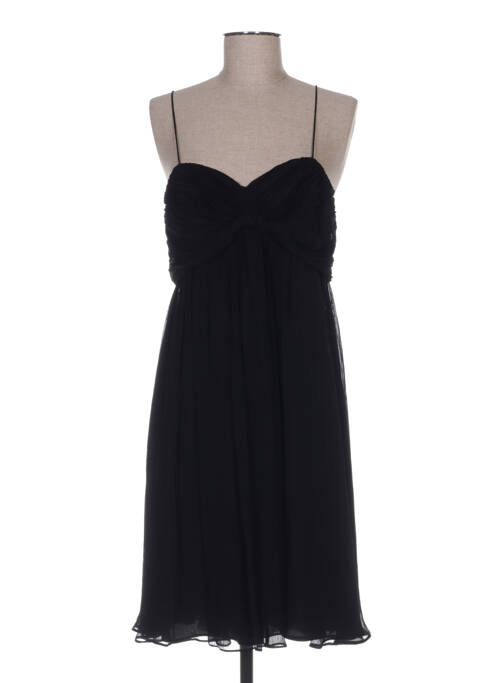 Robe mi-longue noir CARAMELO pour femme