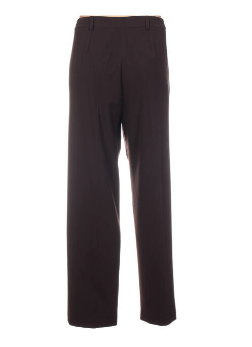 Pantalon droit marron MASSY pour femme