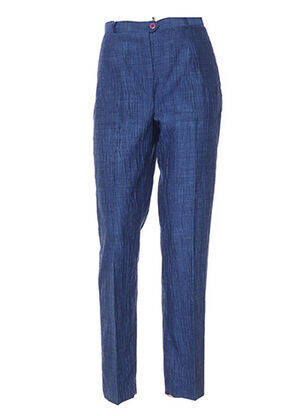 Pantalon droit bleu BREAL pour femme
