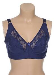 Soutien-gorge sans armature sans armature bleu ROSA JUNIO femme