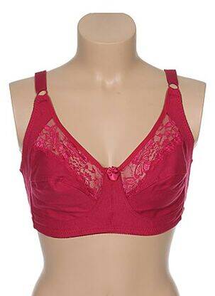 Soutien-gorge sans armature sans armature rouge ROSA JUNIO femme