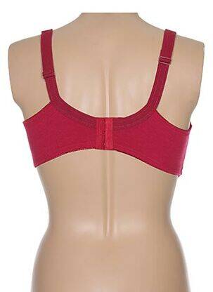 Soutien-gorge sans armature sans armature rouge ROSA JUNIO femme