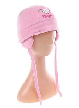 Bonnet imprimé fantaisie rose COMPLICES fille