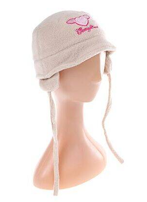 Bonnet imprimé fantaisie beige COMPLICES fille