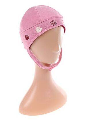 Bonnet imprimé fantaisie rose COMPLICES fille