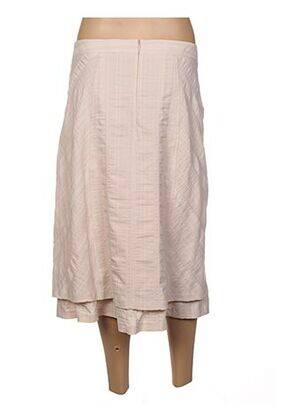 Jupe mi-longue coupe évasée beige DIANE LAURY femme