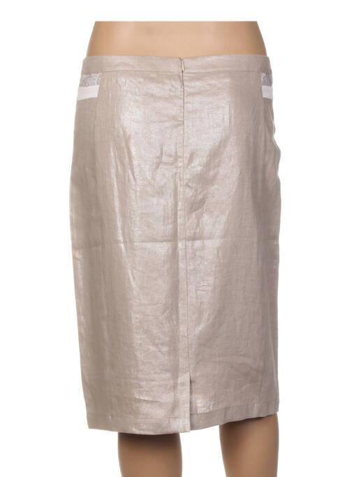 Jupe mi-longue beige DIANE LAURY pour femme
