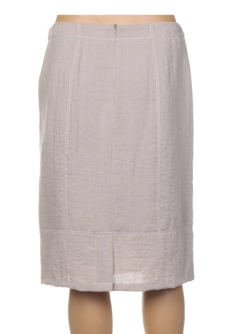 Jupe mi-longue beige DIANE LAURY pour femme