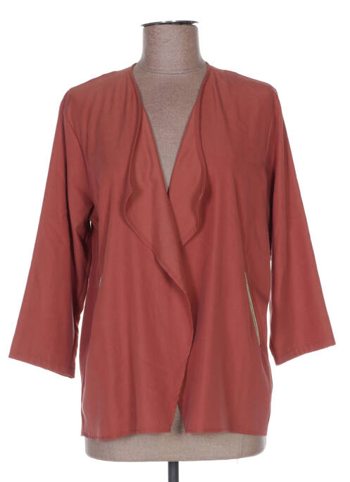 Veste casual marron JULIE GUERLANDE pour femme