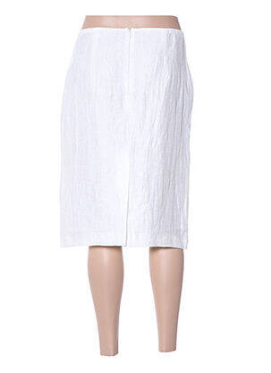 Jupe mi-longue coupe droite beige DIANE LAURY femme