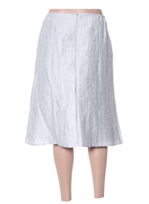 Jupe mi-longue gris DIANE LAURY pour femme