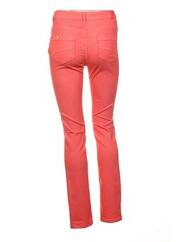 Jeans coupe slim orange C'EST BEAU LA VIE pour femme seconde vue