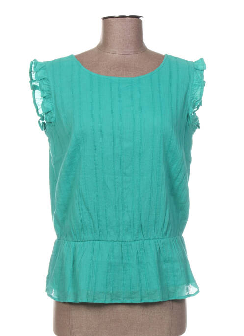 Top vert C'EST BEAU LA VIE pour femme