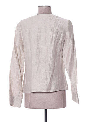 Veste casual col rond beige DIANE LAURY femme