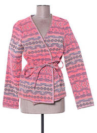 Veste casual coupe cintrée rose C'EST BEAU LA VIE femme