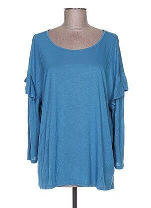 T-shirt manches longues manches longues bleu LOFT femme