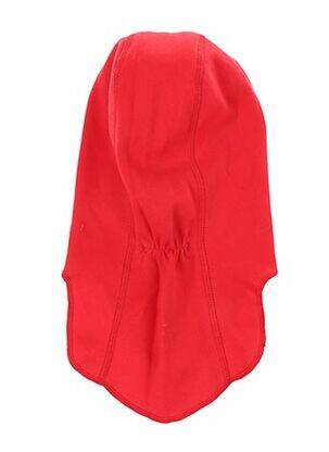 Bonnet finition bords-côtes rouge MAXIMO enfant