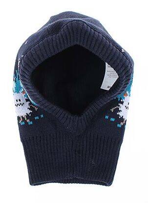Bonnet imprimé fantaisie bleu MAXIMO garçon