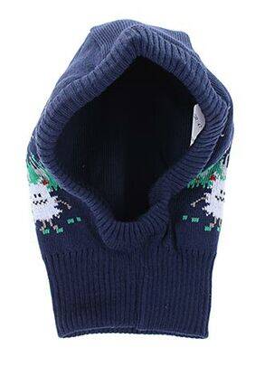 Bonnet imprimé fantaisie bleu MAXIMO garçon
