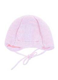 Bonnet fermeture liens à nouer rose MAXIMO fille