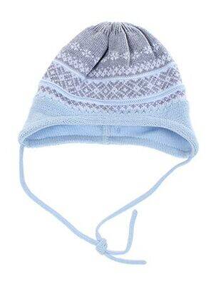 Bonnet imprimé fantaisie bleu MAXIMO garçon