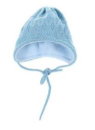 Bonnet fermeture liens à nouer bleu MAXIMO garcon