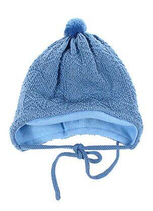 Bonnet empiècements bleu MAXIMO garçon