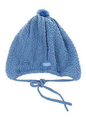 Bonnet empiècements bleu MAXIMO garçon