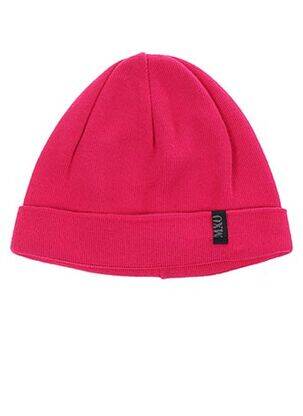 Bonnet maille fine rose MAXIMO fille
