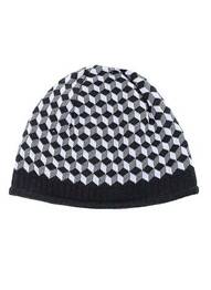 Bonnet imprimé fantaisie noir MAXIMO garcon