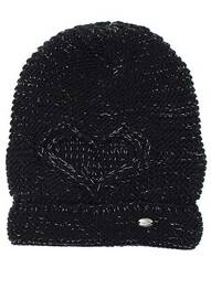 Bonnet maille grosse maille noir MAXIMO fille