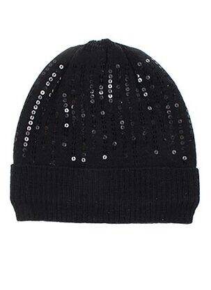 Bonnet empiècements noir MAXIMO fille