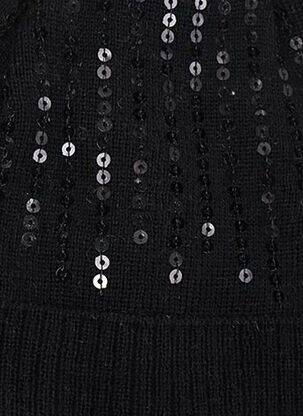 Bonnet empiècements noir MAXIMO fille