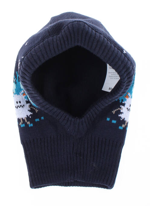 Bonnet imprimé fantaisie bleu MAXIMO garcon