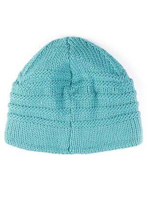 Bonnet maille grosse maille vert MAXIMO garçon