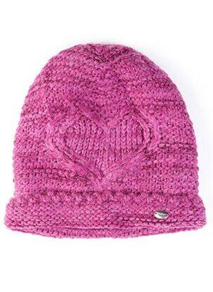 Bonnet finition bords-côtes rose MAXIMO fille