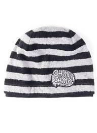 Bonnet imprimé fantaisie noir MAXIMO garcon