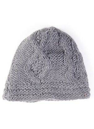 Bonnet maille grosse maille gris MAXIMO garçon