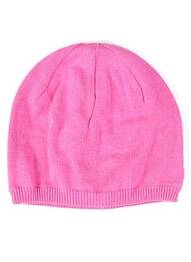 Bonnet maille fine rose MAXIMO fille
