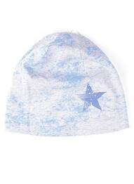 Bonnet imprimé fantaisie bleu MAXIMO garcon