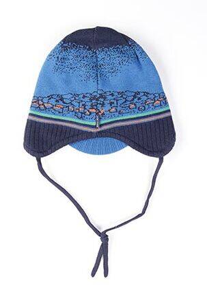 Bonnet imprimé fantaisie bleu MAXIMO garçon