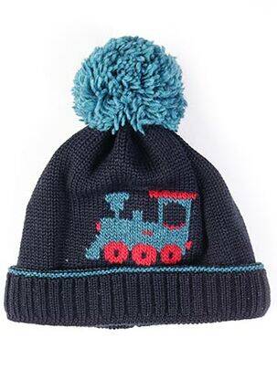 Bonnet imprimé fantaisie bleu MAXIMO garçon