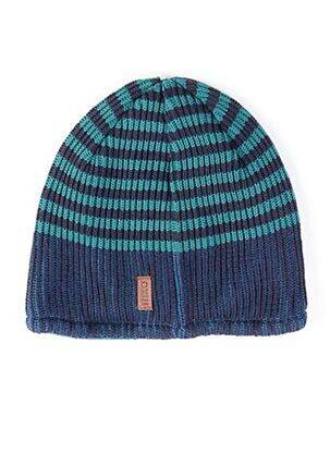 Bonnet imprimé fantaisie bleu MAXIMO garçon
