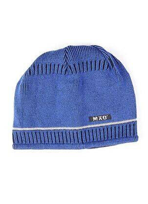 Bonnet maille fine bleu MAXIMO garçon