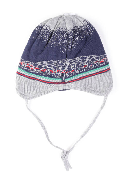 Bonnet imprimé fantaisie gris MAXIMO garcon