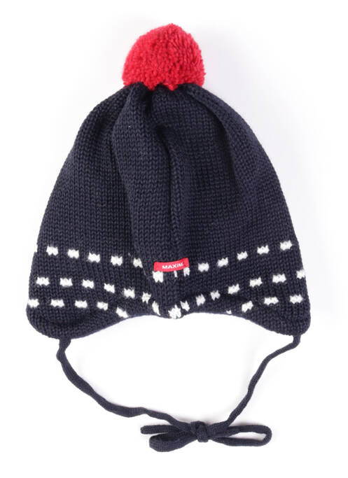 Bonnet empiècements noir MAXIMO fille