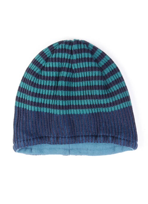 Bonnet imprimé fantaisie bleu MAXIMO garcon