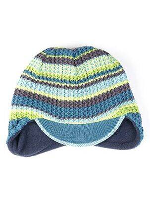 Bonnet imprimé fantaisie bleu MAXIMO garçon