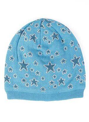 Bonnet imprimé fantaisie bleu MAXIMO garçon