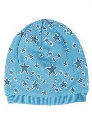 Bonnet imprimé fantaisie bleu MAXIMO garcon
